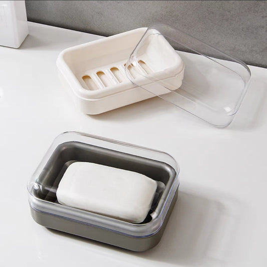透明蓋瀝水皂盒 Soap Container with Drain