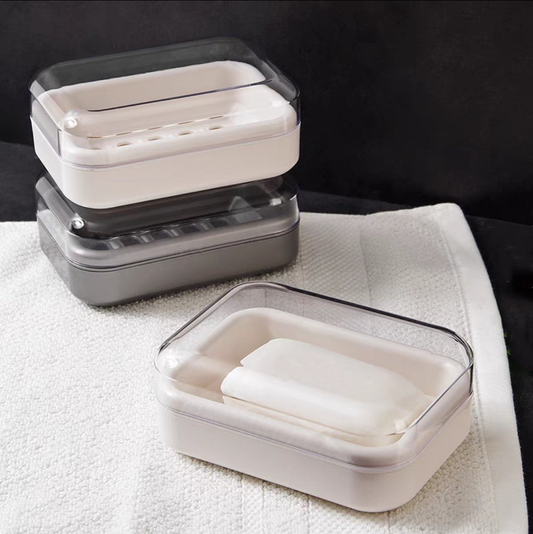 透明蓋瀝水皂盒 Soap Container with Drain